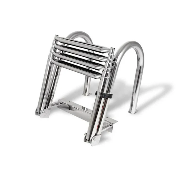 Телескопическая лестница с двойной трубкой